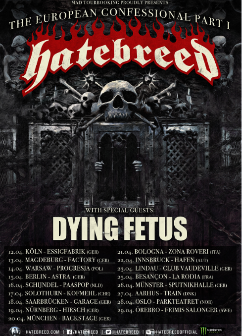 Dying Fetus Hatebreed Tour