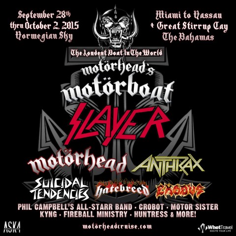 Tickets for Motörhead's MotörBoat festival are available for sale