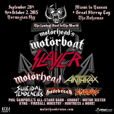 Tickets for Motörhead's MotörBoat festival are available for sale