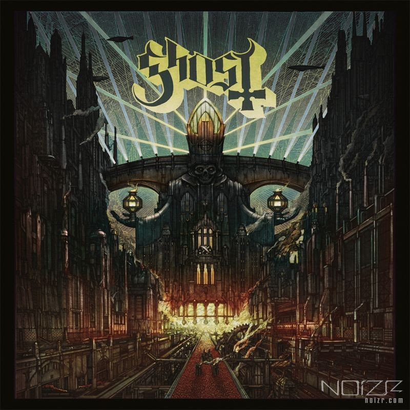 Artist posted photos of Ghost's new album cover art creation