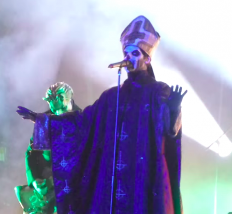 Video: Ghost performing "Majesty" at Sweden Rock Festival