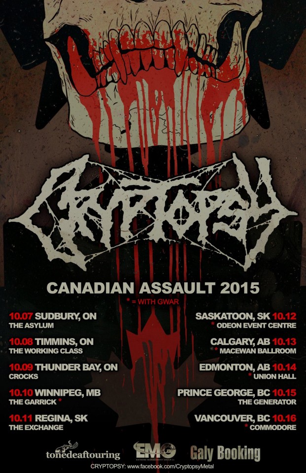 Cryptopsy Tour