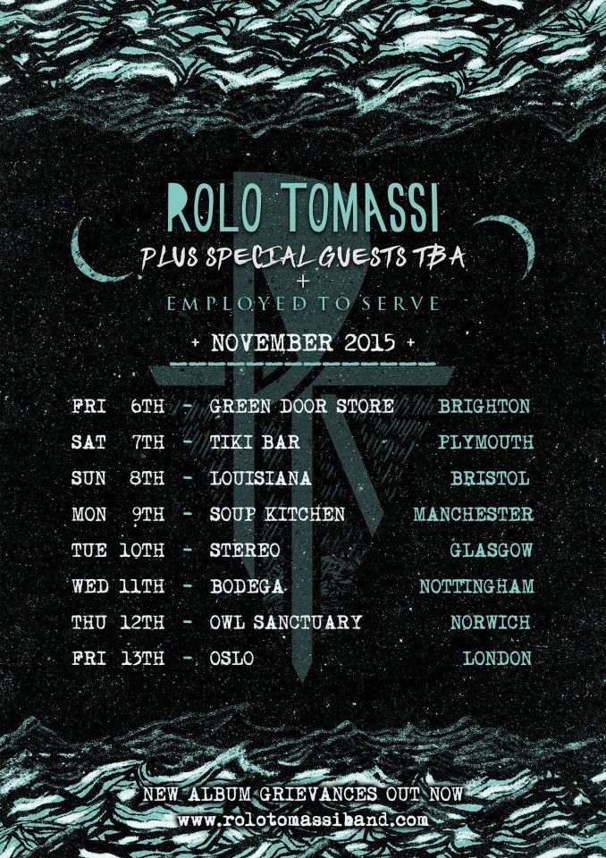 Rolo Tomassi Tour