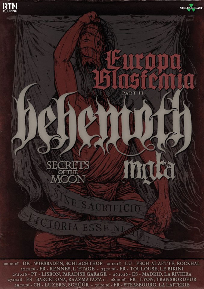 Europa Blasphemia Tour 2016