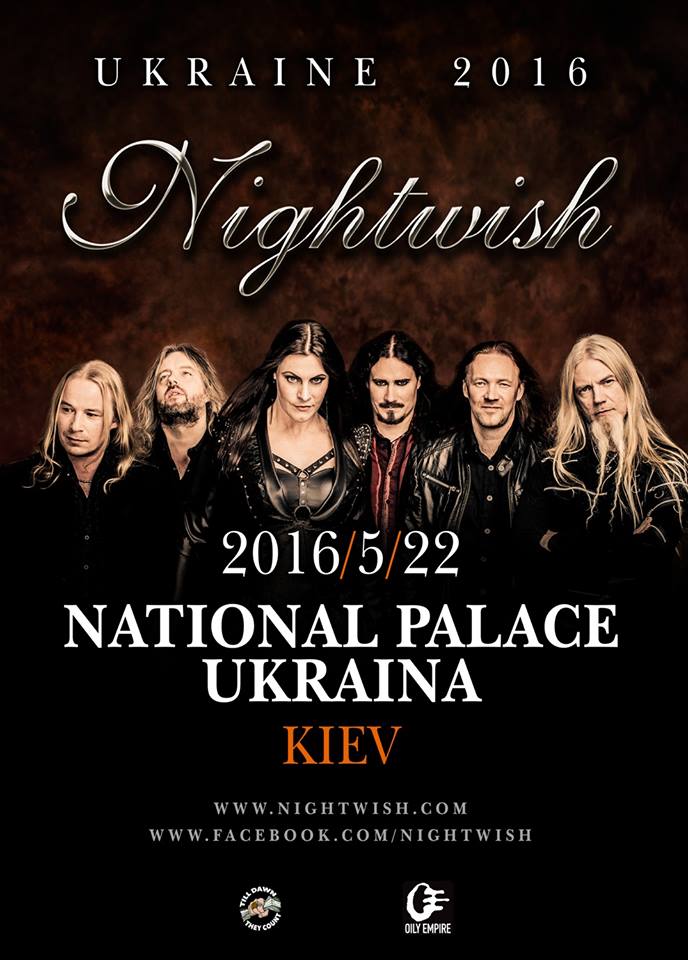 22.05.2016 Nightwish @ НДІ Україна, Київ