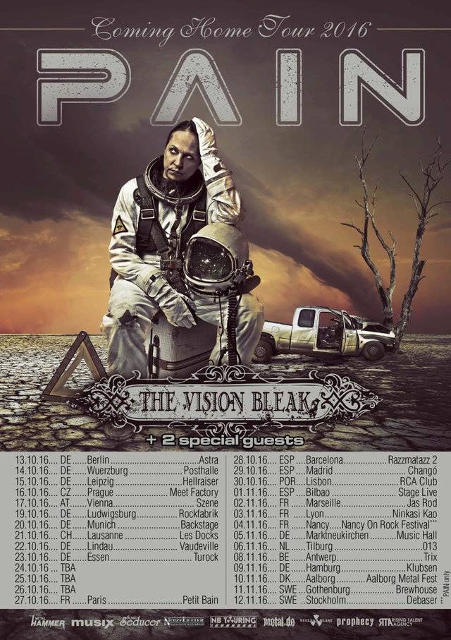 Pain The Vision Bleak Tour