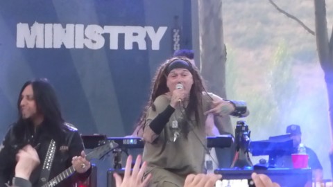 Video: Ministry perform new song at the Blackest Of The Black fest