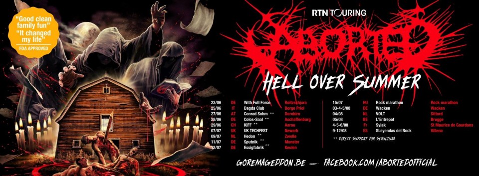 Aborted European tour dates 2017