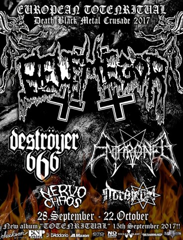 Belphegor оголосили дати європейських гастролей з Enthroned, Deströyer 666, Nervochaos і Nordjevel