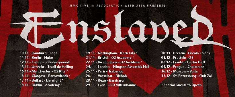 Enslaved Tour