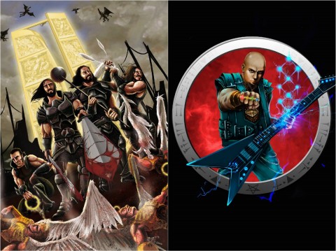 Rotting Christ and Melechesh appears in comic books