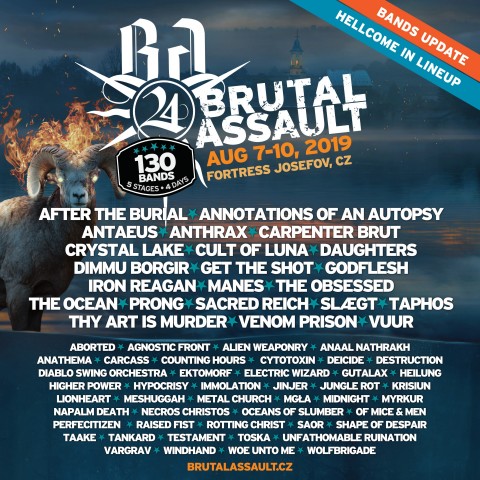 Brutal Assault анонсував нові гурти на 2019 рік