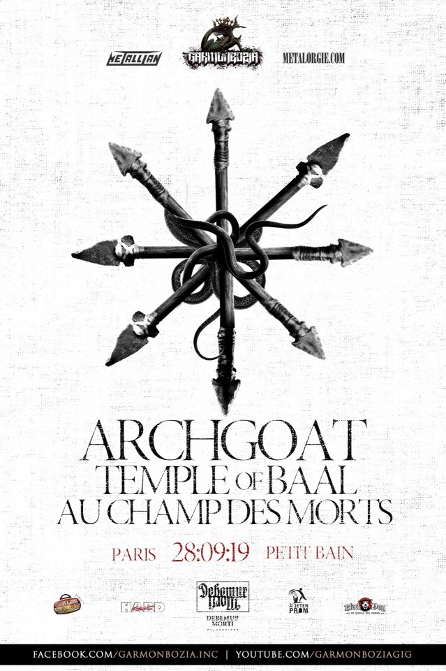 ​Archgoat to celebrate its 30th anniversary on September 28 with gig in Paris