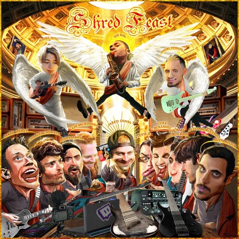 Jared Dines представил "Shred Feast" EP со Stevie T, участниками Trivium, Born of Osiris и многими другими