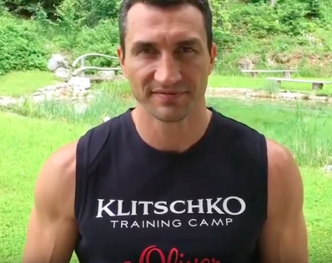 Wladimir Klitschko recorded greeting for RHCP