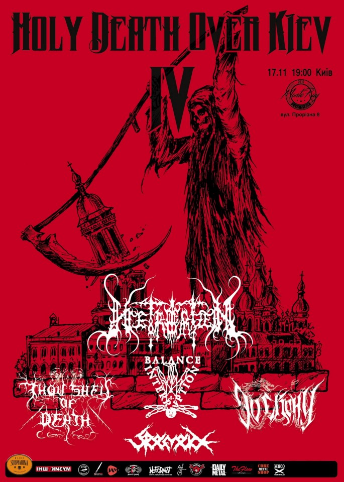Holy Death Over Kiev IV to be held on November 17 feat. bands from Sweden, Estonia, and Ukraine