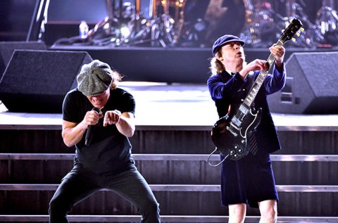 AC/DC performed at Grammy Awards 2015