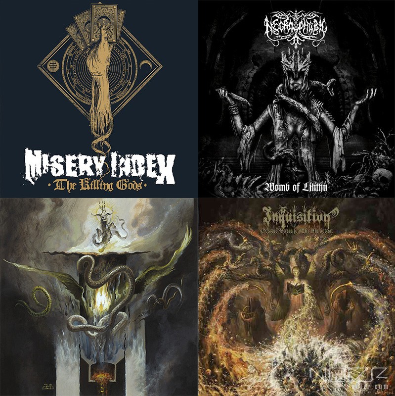 Стрім альбомів Inquisition, Necrophobic, Gorguts, Misery Index і Nightbringer