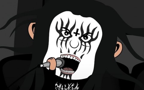 Animated fun video "Becoming Black Metal"