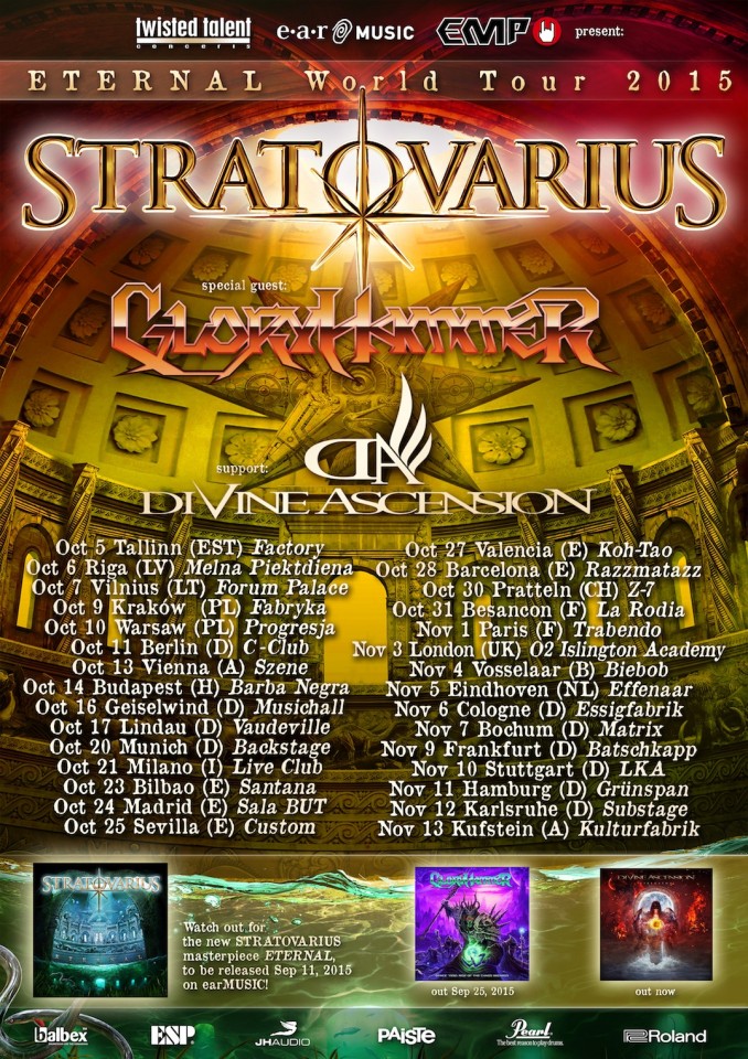 Stratovarius tour 2015