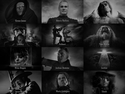 Trailer for concert film "Gutterdämmerung" with rock stars