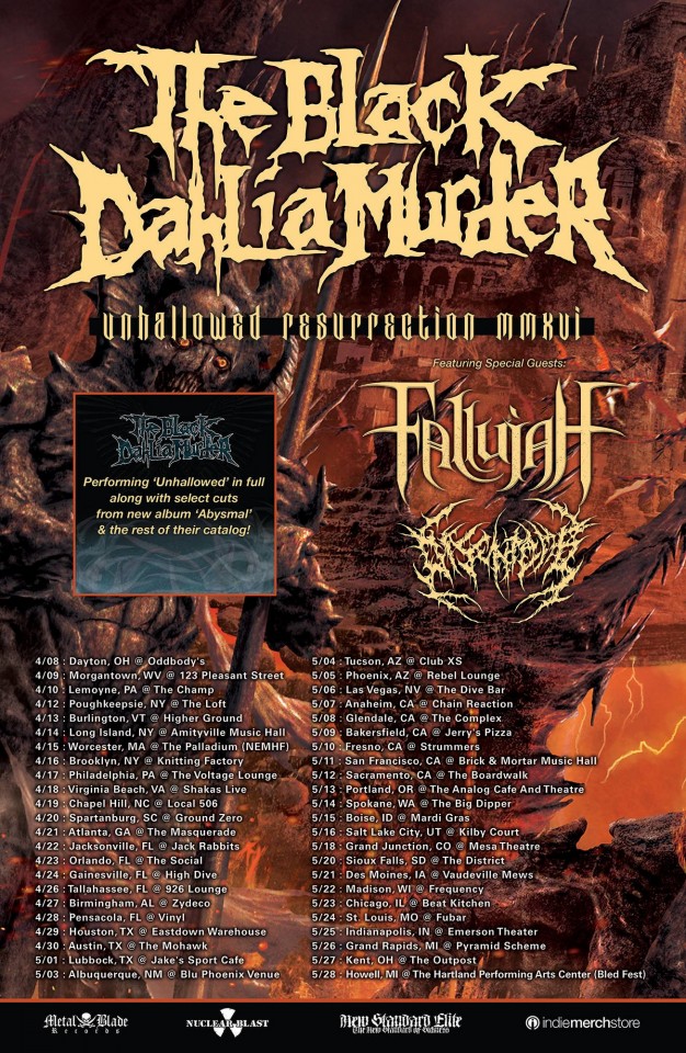 The Black Dahlia Murder Tour dates