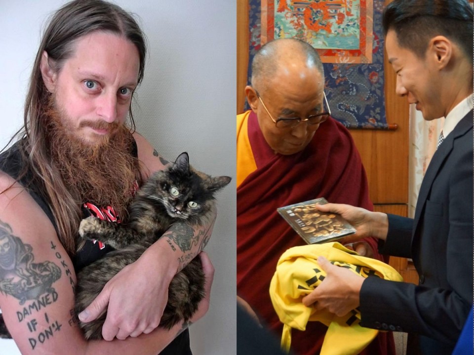 Photos taken from clrvynt.com and facebook.com/chthonictw &mdash; Darkthrone singer voted into town council, and Chthonic leader met with Dalai Lama