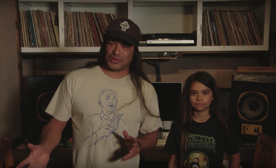 Robert and Tye Trujillo &mdash; 12-year-old son of Metallica’s bass player goes on tour with Korn
