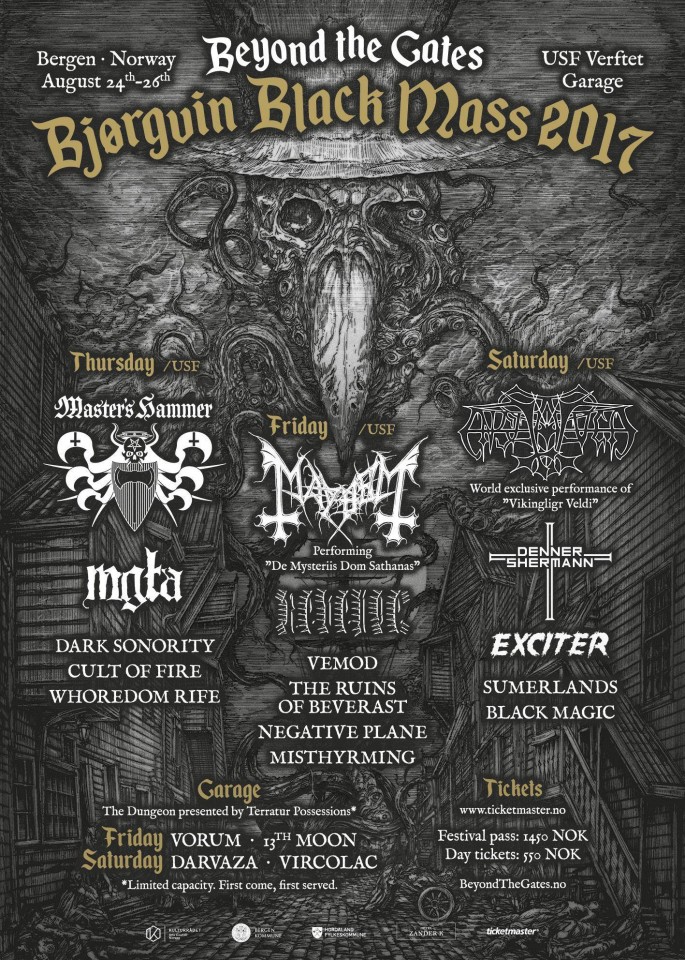 Beyond the Gates festival announces complete line-up Beyond the Gates festival announces complete line-up