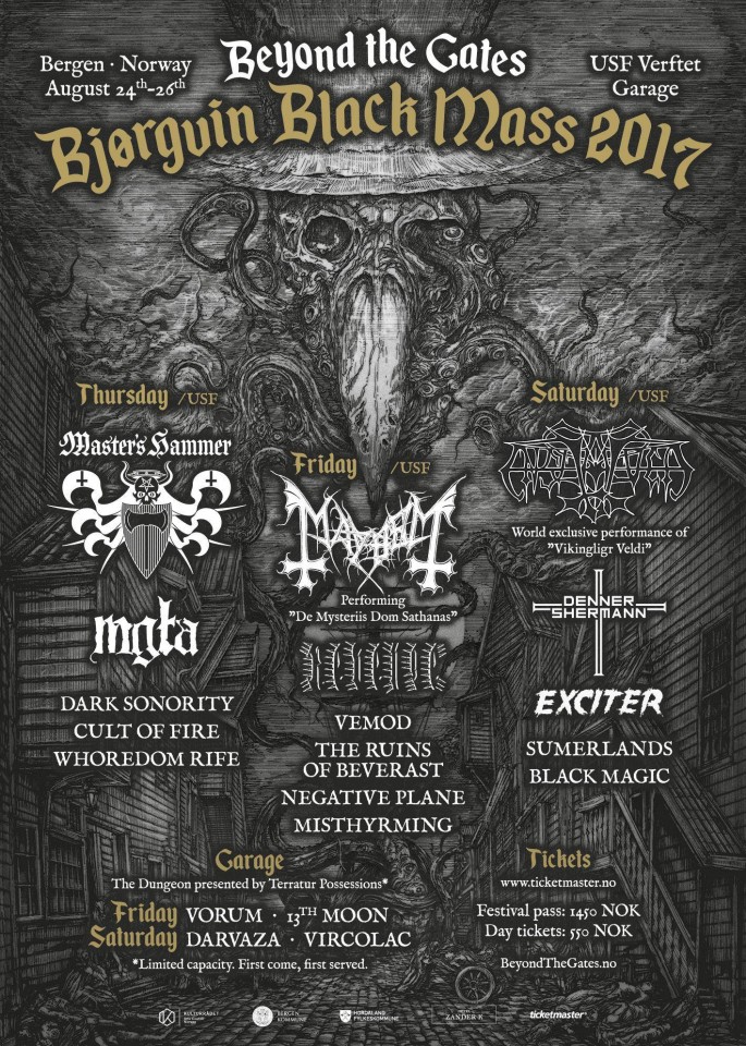 Beyond the Gates festival announces complete line-up