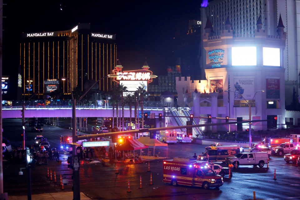 Steve Marcus/Reuters &mdash; Mass shooting happens at country festival in USA