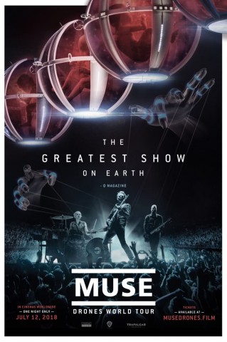 Muse to screen "Drones World Tour" concert film worldwide on July 12
