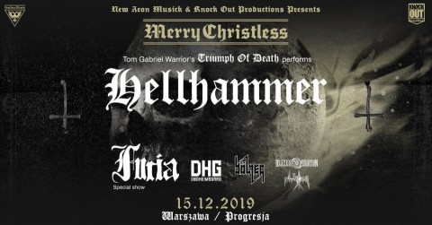 Merry Christless, feat. Hellhammer, Furia, Bölzer, to be held on December 15 in Warsaw