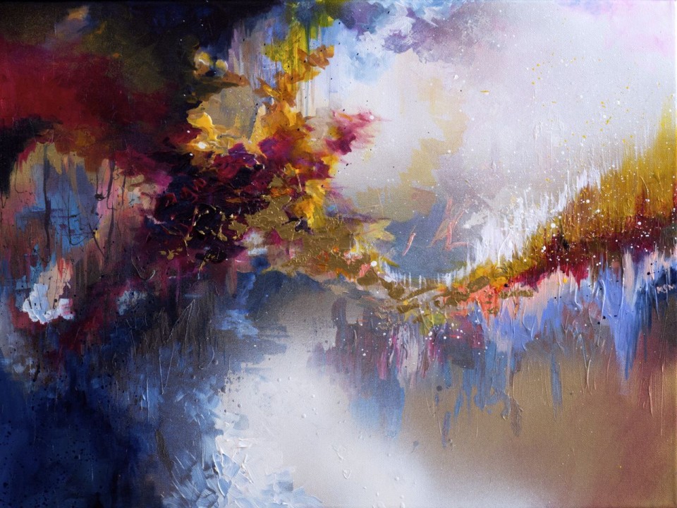 Art inspired by John Lennon's "Imagine" &mdash; "I paint music": Works of artist with synesthesia